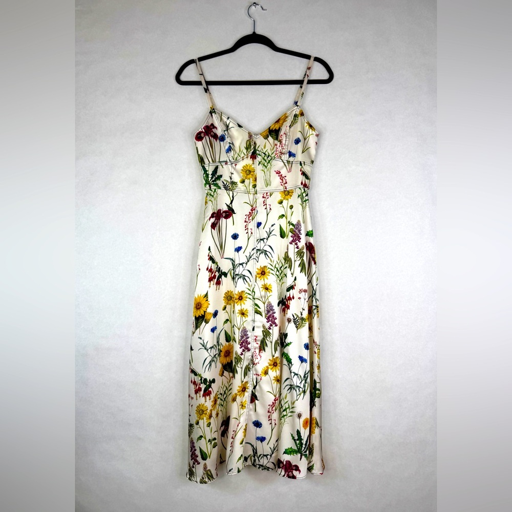 ANTHROPOLOGIE / BAILEY/44 Kultaranta Botanical Dress - Sz 0 - Picture 4 of 11